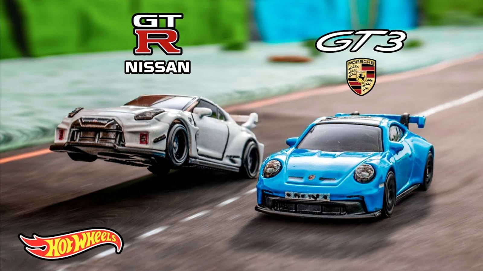 Лучшая гонка. Porsche 911 GT3 против Nissan GTR. Мультики про машинки, лучшие мультфильмы!