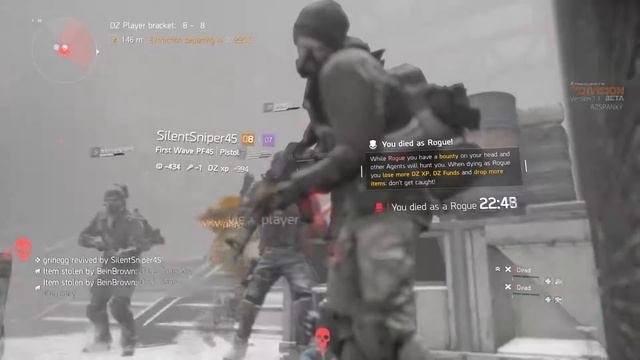 Going Rogue With Friends + A MANHUNT! (Tom Clancy's The Division)