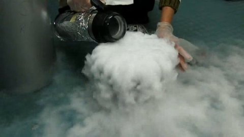 Freezing Acetone with Liquid Nitrogen