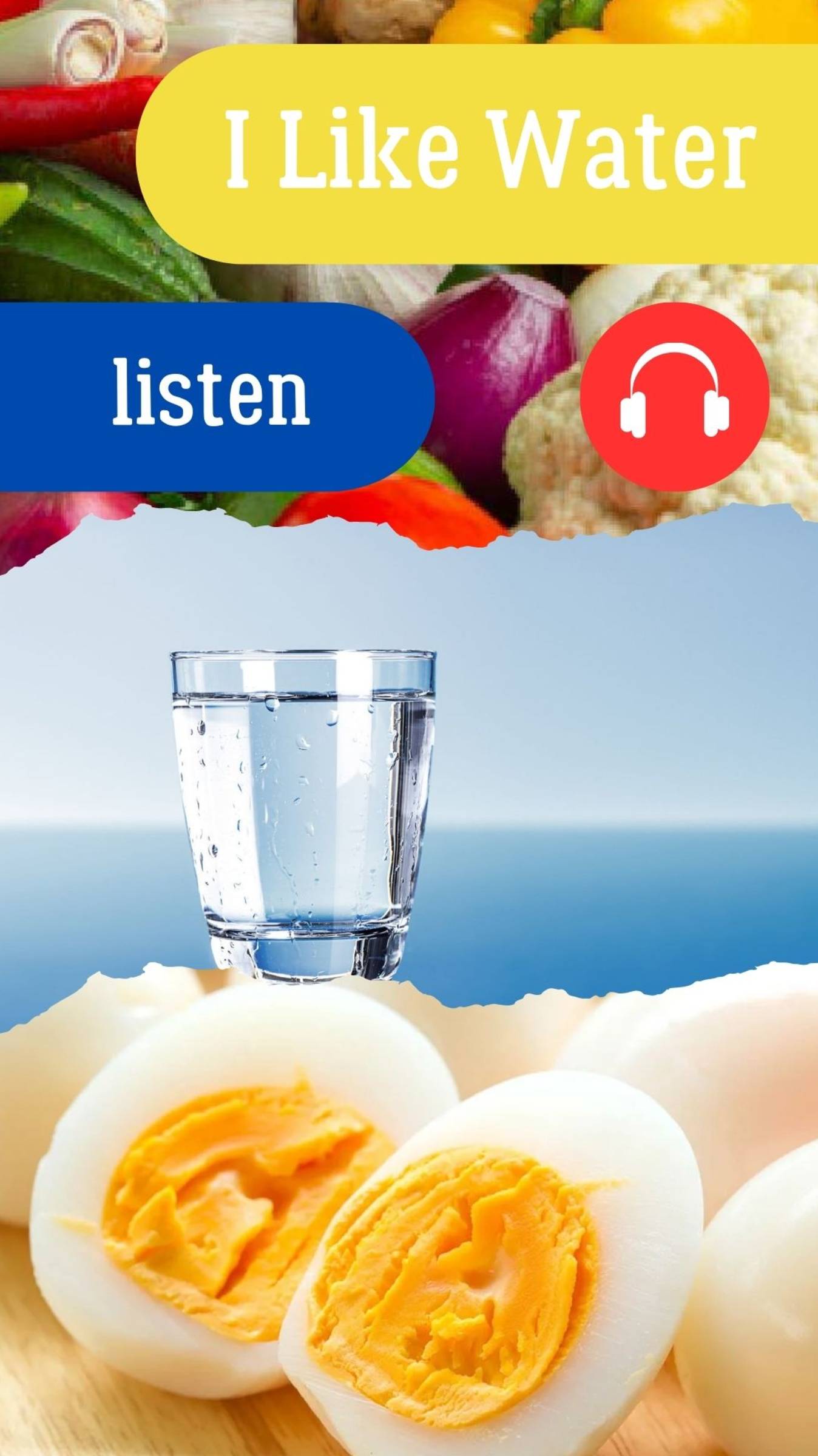 I Like Water. Vocabulary