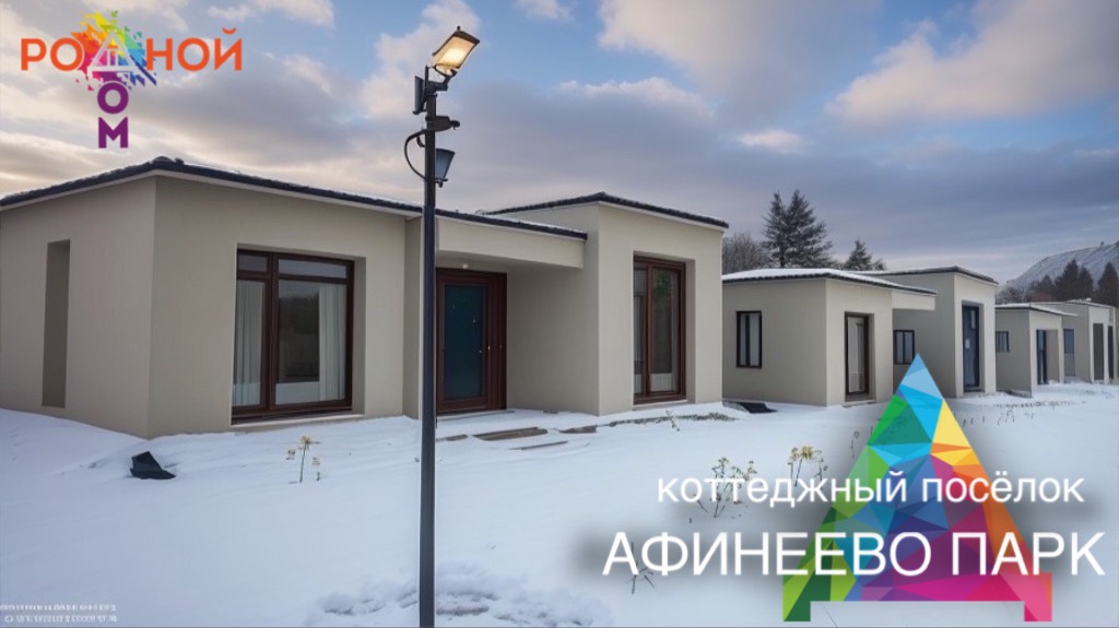 Коттеджный поселок "Афинеево парк" декабрь 2024