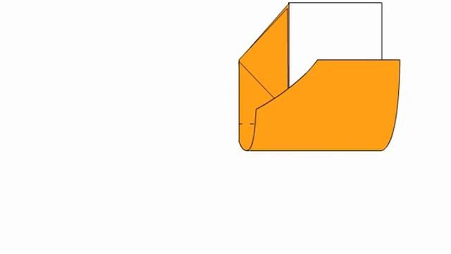 Поделка из бумаги-  "Самолётик бомбардировщик" своими руками, подарок для детей, схема.