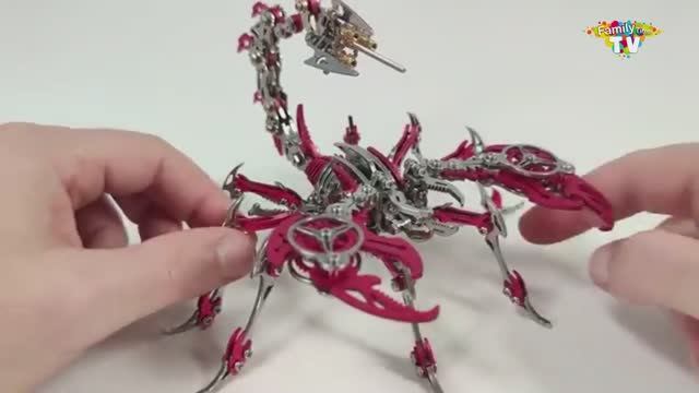 Конструктор Скорпион - Магнитные игры - головоломки Red Scorpion 3D
