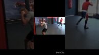 бокс. отработка серии. #бокс #спорт