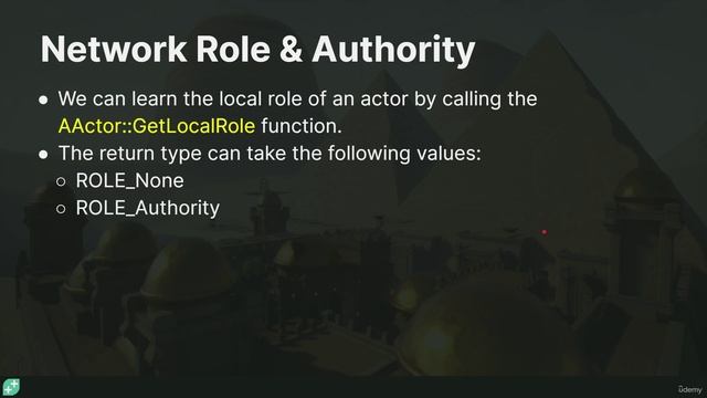 6. Network Role & Authority