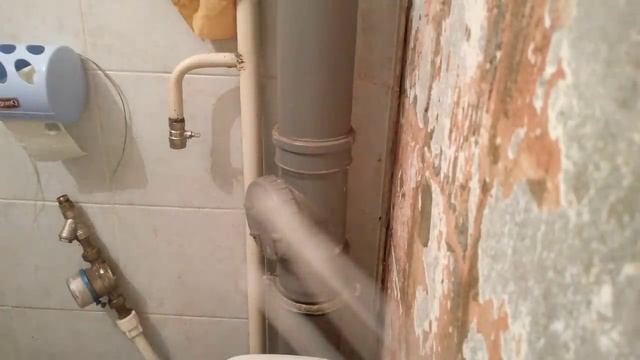 Замена шарового крана под давлением.