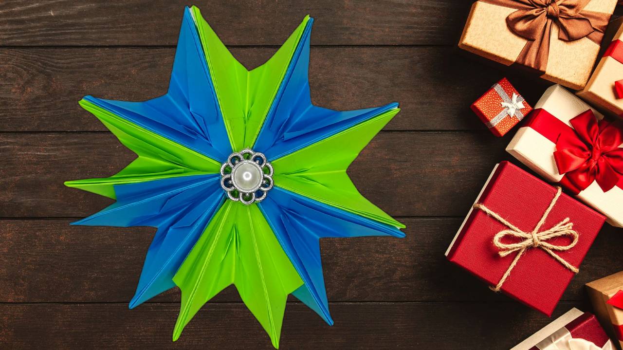 Ёлочные игрушки из бумаги