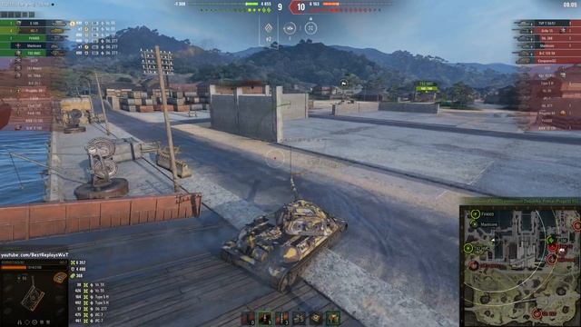 Мир танков WOT. Бой на ИС-7. Взял 8 фрагов и 9.5К урона