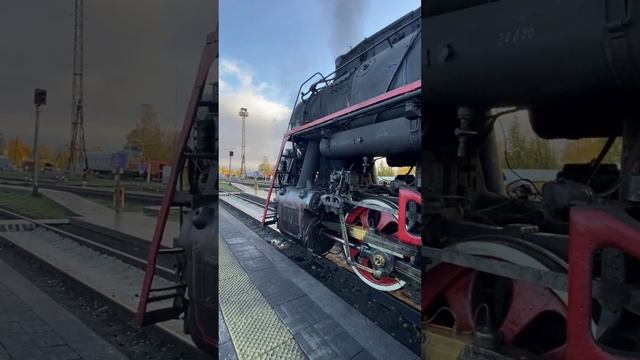 🔥🔥 Паровоз на станции Сортавала 🚉
