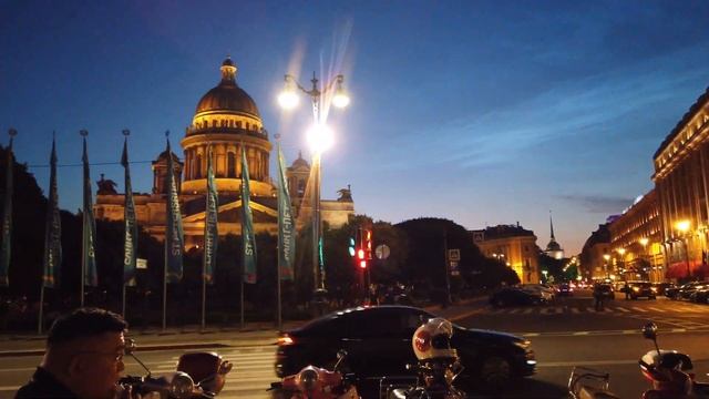 The White Night Ride 2021, Vespa Club St.Petersburg + Vespa Club Moscow