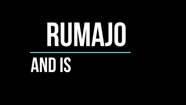 Rumajo - And Is (Lyric Video)