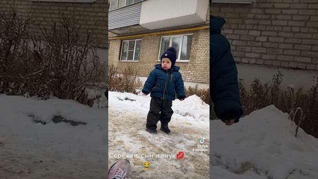 мои Серёжки,сын и внук