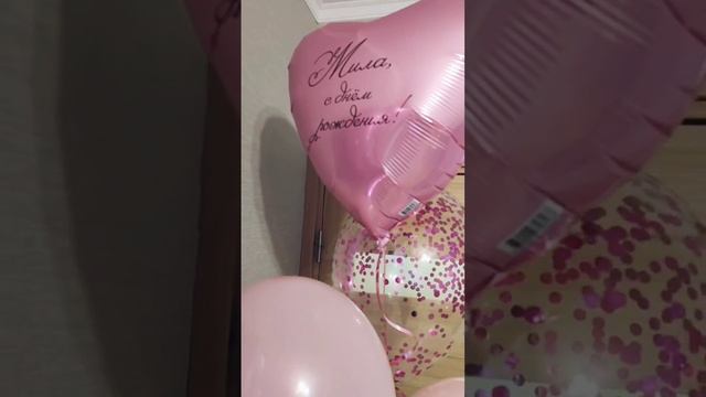 Шары девушке на 12 лет. шары с гелием для девочки на день рождения. шары розовые цифры 12 с гелием
