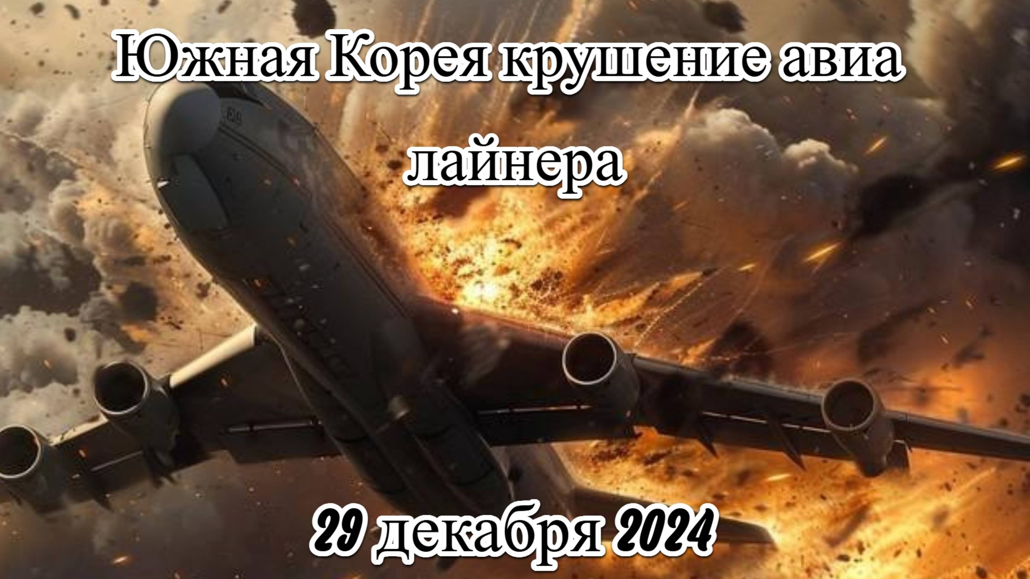 В Южной Карее разбился самолёт самая масштабная катастрофа за всю историю