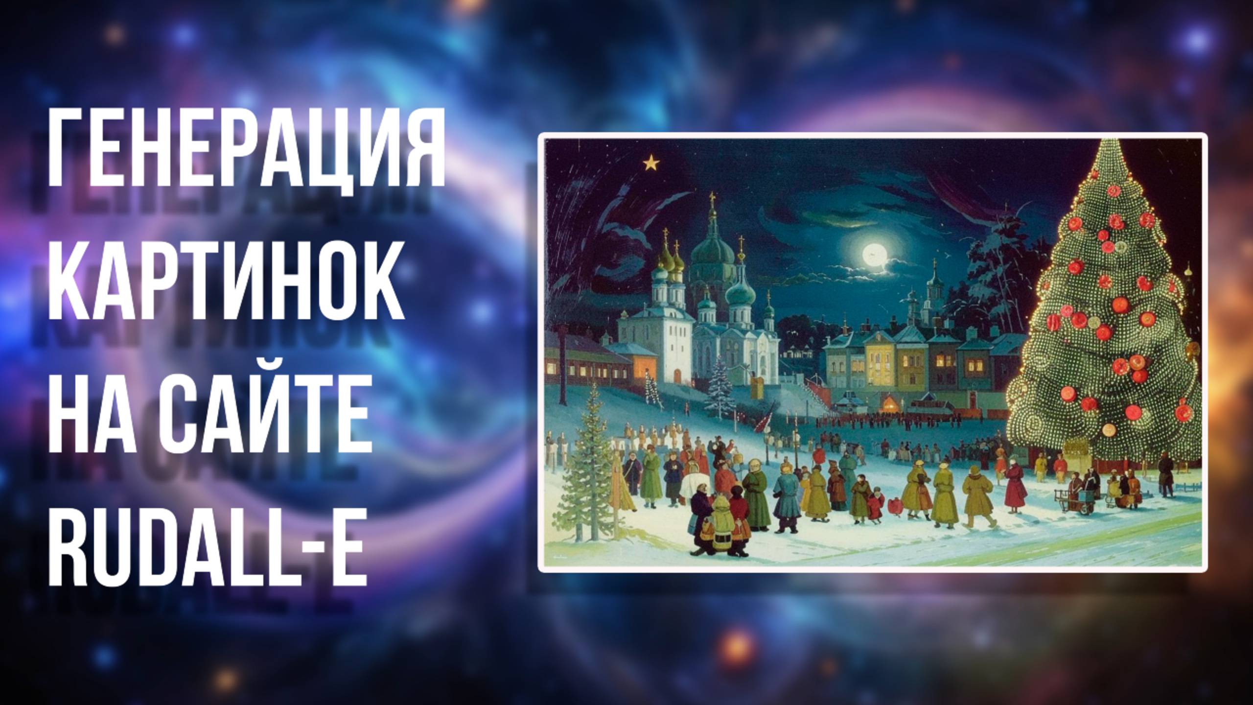 Кандински, 5 урок. Генерация картинок на сайте в нейросети ruDALL-E