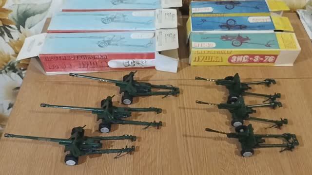 Модели военной техники СССР пушки бс-3 и зис-3