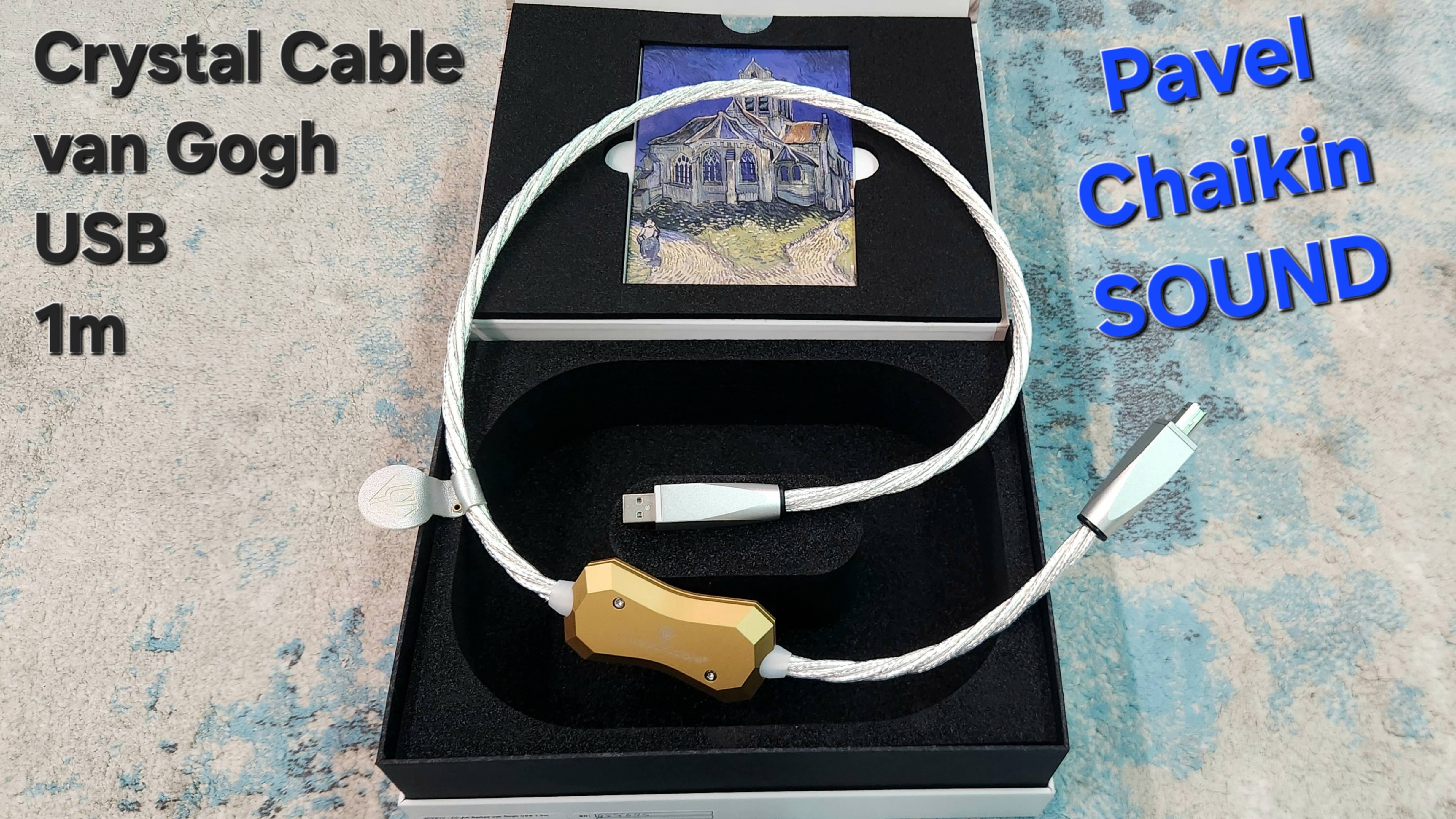 2024.12.28 Components USB Crystal Cable Art Series Van Gogh Cable 1m