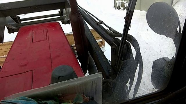 Чистка снега на мтз!!!