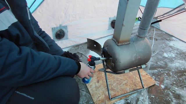 жерлицы стреляют одна за одной! и вот крупная щука поймана!