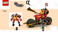 LEGO. Лего. робот мотоциклист. LEGO Ninjago 71783