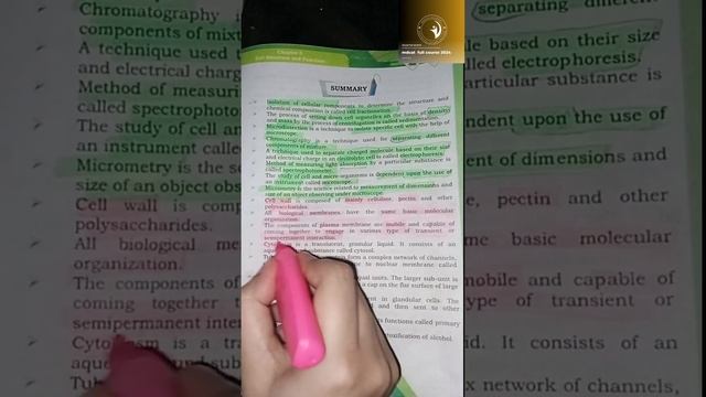 summary||cell structure and function||part 02