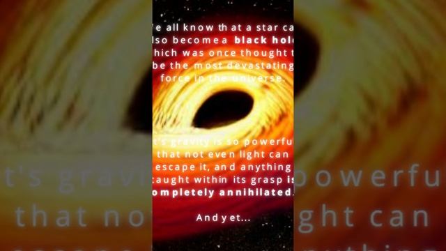 What is the most dangerous object in the universe?  You won't believe it exists! #universe ☄️