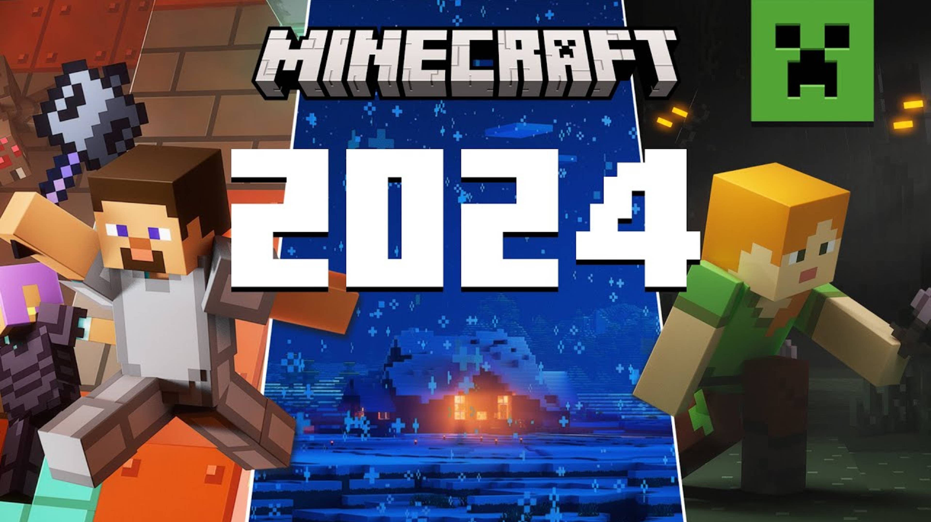Minecraft 2024: A year in block | Майнкрафт 2024: год в блоках