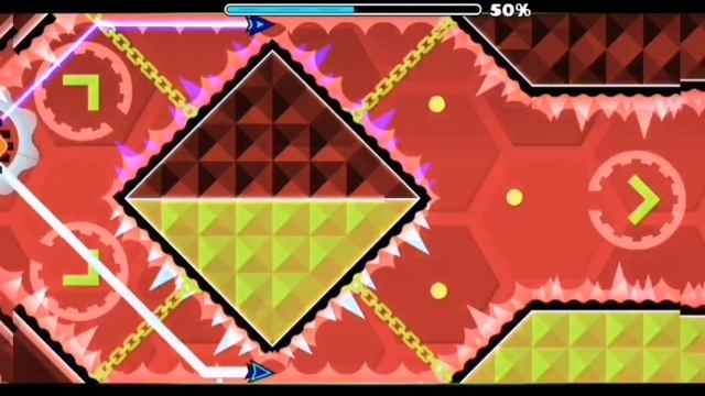 Прошёл уровень blast processing в geometry Dash (снова)
