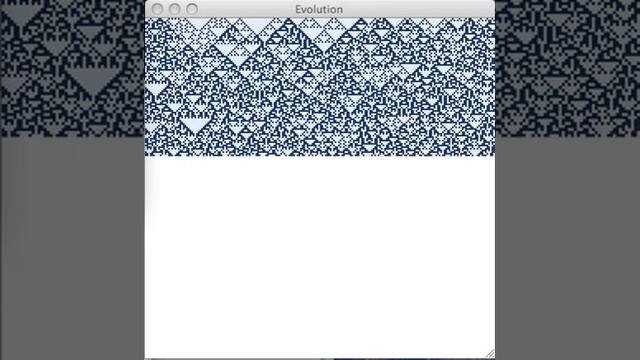 One-dimensional chaotic cellular automaton Rule 90