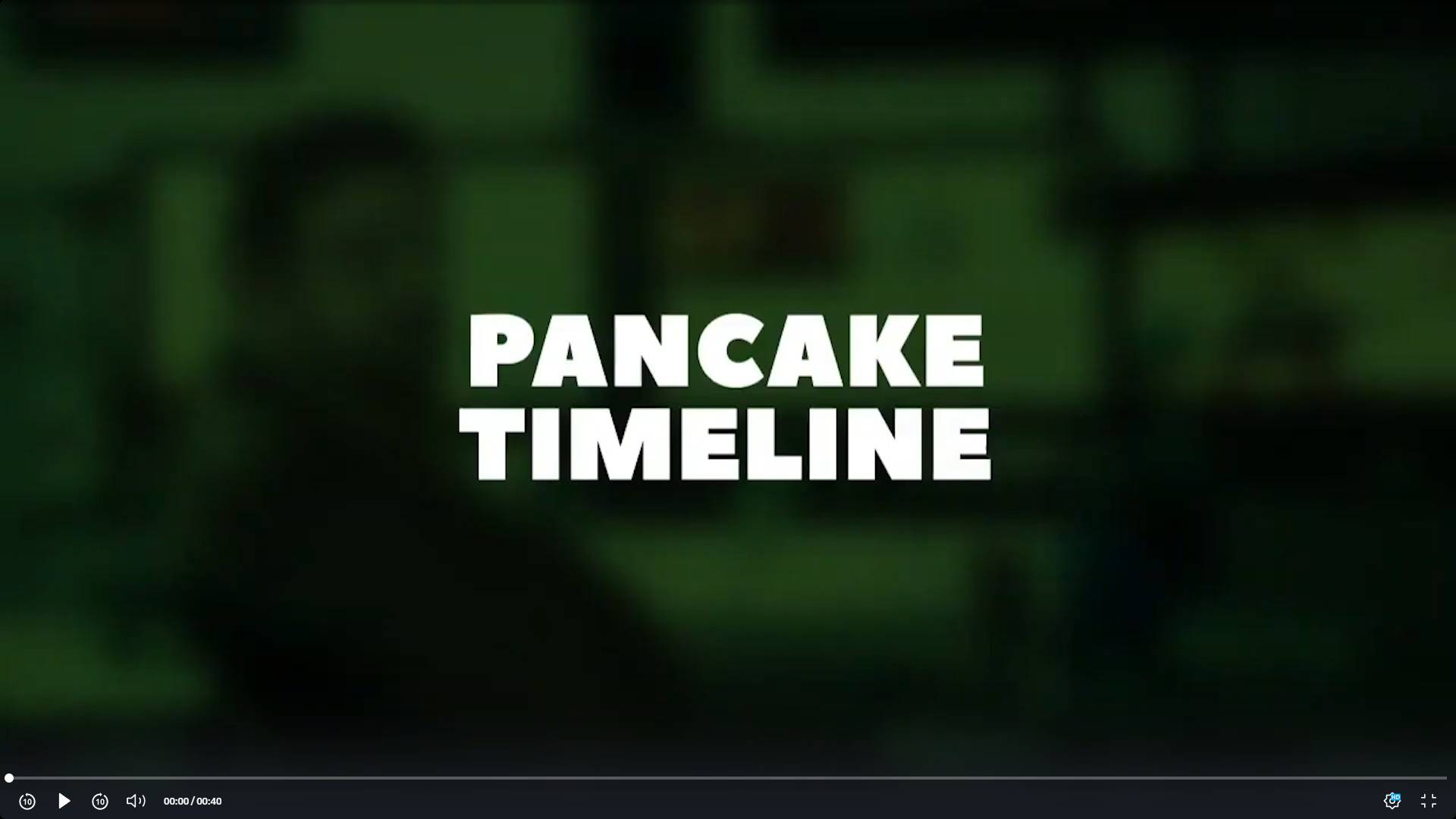 Pancake Timeline