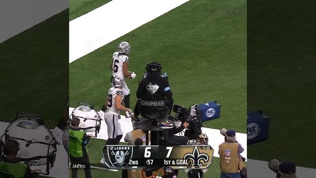 Jakobi Meyers catches for a 3-yard Touchdown vs. New Orleans Saints