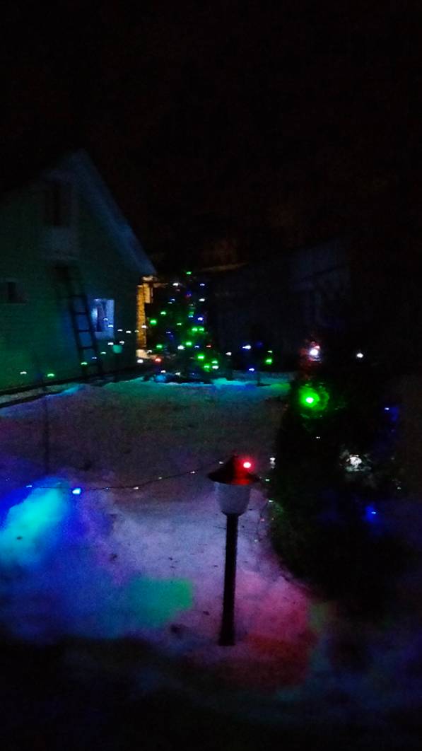 С Новым Годом! Украшаем сад у дома