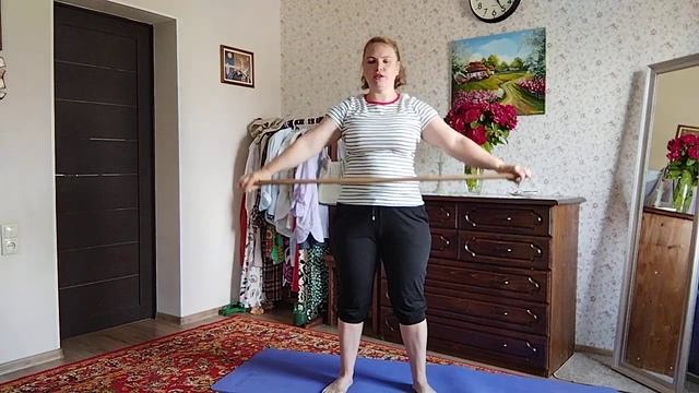 Упражнения с гимнастической палкой / Exercises with a gymnastic stick