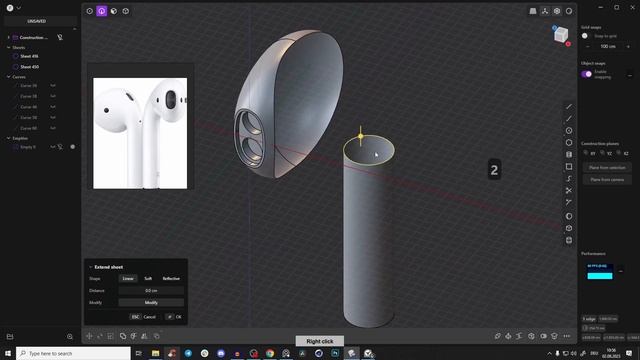 Plasticity Surface Tutorial Apple AirPods Best 3D Modeling Program - Nikita Kapustin