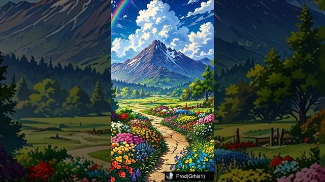 Viral anime nature wallpaper in 4K quality