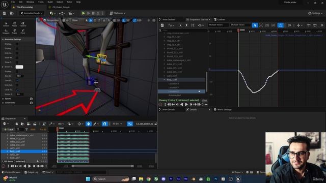 75 - 75Modify Foot animations with Keyframe shifting