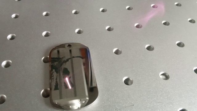 Лазерная гравировка по металлу "Вождь "