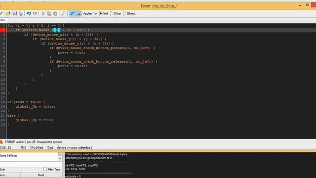 Game Maker, android урок второй. мультитач/кнопки.