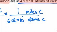 Converting from Atoms to Moles