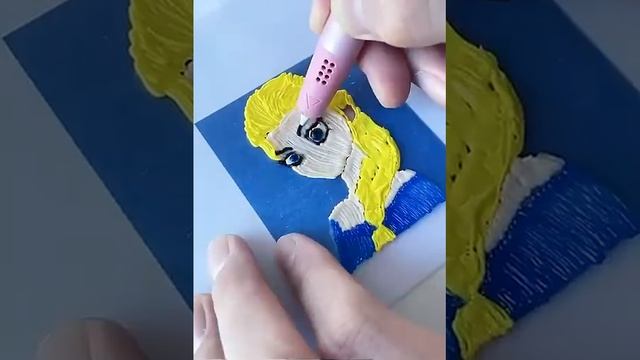 3d Pen create Frozen picture 2021 indoor toys & game for every home 🤩❤️ ｜ #shorts play master #toys