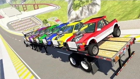 Эпичные скоростные прыжки #128 — BeamNG Drive