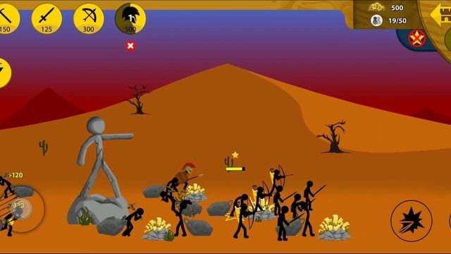 Stick War: Legacy. Сложность: Безумно. Подавление контратаки яромечников. Выпуск №3.