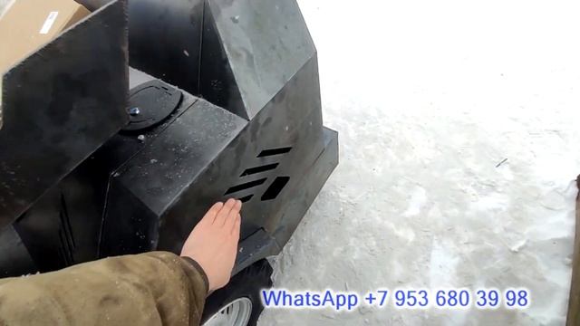 Минитрактор UT-20 4х4 на гидроходу. Обшивка задней полурамы.