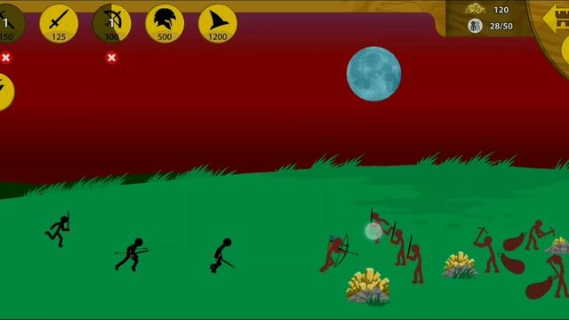 Stick War: Legacy. Сложность: Безумно. Победа над союзом яромечников и лучнострелов. Выпуск №5.