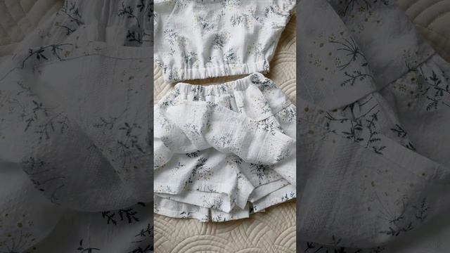 Комплект "Дженни"  по выкройке от @MODETY из ажурного хлопка от @TKANILAND