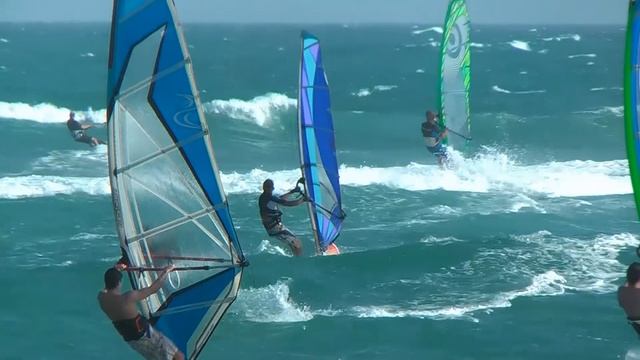 Виндсерфинг на споте Fragata Kite-beach. Cabo Verde. Sal