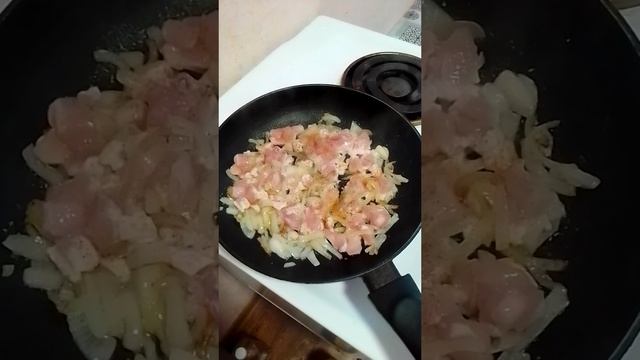 Рецепт жульен на сковородке 🧀