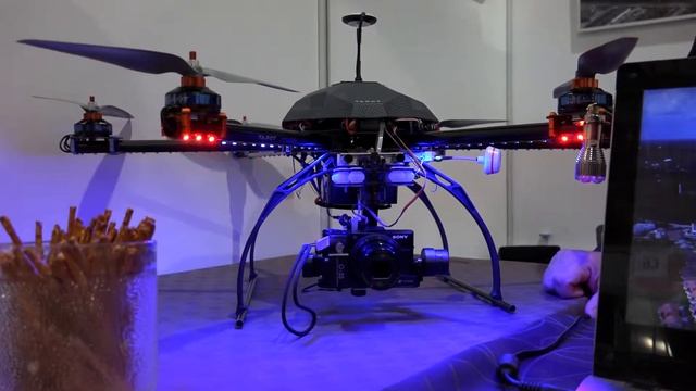 Multicopter Tarot 680 Pro Gimbal test