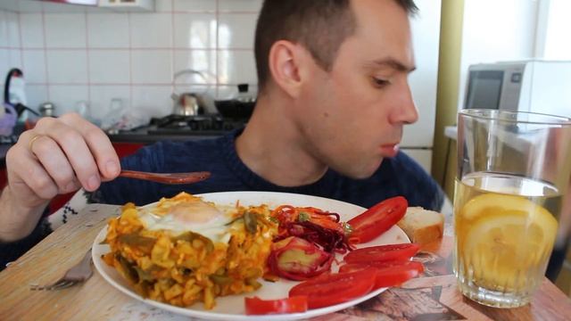АСМР/МАКАРОНЫ С ЯЙЦАМИ/ОВОЩИ ПО-КОРЕЙСКИ/ASMR/PASTA WITH EGG/KOREAN VEGETABLES/МУКБАНГ/MUKBANG