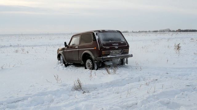 испытание на проходимость нива (1 января)